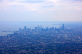 Chicago from an airplane