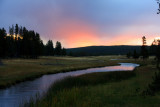 Madison River at Sunrise - Yellowstone National Park