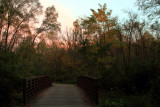 Rock Cut State Park, Illinois - Bridge at dusk