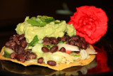 Tostadas with cucumber