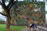 Mural, University of West Indies, Mona campus, Kingston, Jamaica