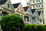 Row homes, Alamo Square, San Francisco, California