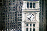 Clock Tower, Wrigley Building, Chicago view from Kemper Building, Chicago, IL - Open House Chicago 2012