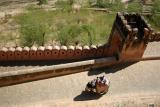 An elephant approaching, The Amer Fort, Jaipur