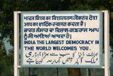 The worlds largest democracy, Wagah Border, Punjab