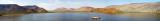 Panoramic view of Silserh Lake, Rajasthan