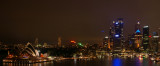 Opera House and Sydney CBD by night