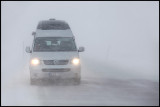 Sometimes snowdrift is so heavy you have to stop the car.....