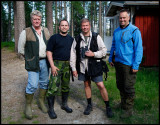 Torsten Mörner, Andreas Pärn, myself and Tommy Segelberg