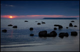 Sunset near Lilla Karlsö island - Gotlandw
