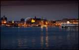 Coming in to Gothenburg late evening with ferry from Denmark