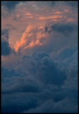 Evening sky after heavy rains - seen from the roof of my house