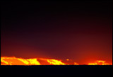 Sunset like fire.....seen from my house in Grönhögen Öland