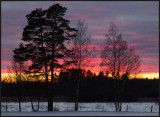 Dusk at Lidhem south of Växjö