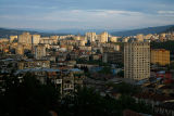 Evening light over Tbilisi