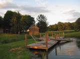 Relaxing on the dock