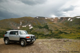 FJ at the Top of Rocky Mountain Park