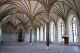 Interior of the Great Refectory in the West Wing - the largest room in the Castle