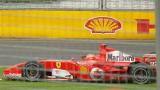 Ferrari - Michael Schumacher makes a mistake