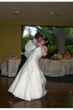 The wedding dance and the kiss