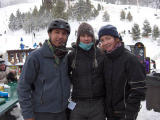 Snow Summit at Big Bear: Jason, Alex, me