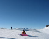 Tomo at the top of mammoth