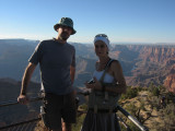 silvia and marcos at an overlook