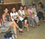 Evelyn And Her Family At The Mactan-Cebu Airport To See Me Off