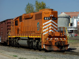 I Liked The Orange Engine And Blue Sky...