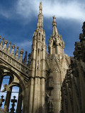 Flying buttress and spires .. B0769