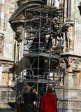 At last, last of the scaffolding coming down .. B1208