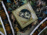 Ceiling, closeup of a medallion .. S9283