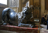 In the Sala degli Animali, bronze lion<br/> .. R9484