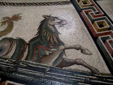 In the Sala Rotunda,  floor mosaic from the Baths of Otricoli in Umbria<br/> .. R9491