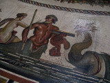In the Sala Rotunda,  floor mosaic from the Baths of Otricoli in Umbria<br/> .. R9492