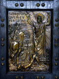 Door dedicated to John Paul II, detail<br/> .. R9531