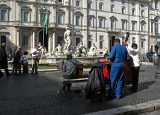 Music next to the Fontana del Moro<br/> ..  R9559