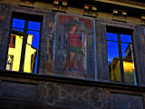Closeup of mural on building facade .. 2272