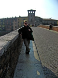 Margaret on the ponte Pietra .. 2558