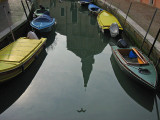 Canal and reflection, closeup .. 2916