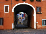 Laundry through the arch .. C2768