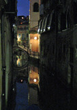 Canal in the Castello sestiere at night .. 3142