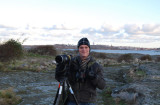Simon nykryssad med Isabellatörnskata Hållö Bohuslän 2.11-08