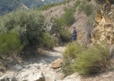 heading down towards molinaseca