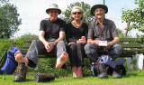 airing feet at lunch time