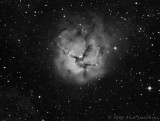 M20 The Trifid Nebula in Ha