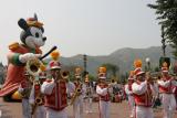 Marching Band with Mickey Float