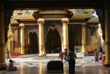 Inside Gateway to Shwedagon Pagoda