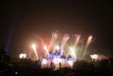 Sleeping Beauty Castle Colourful Fireworks