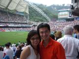 Joyce and Khanh at Rugby Sevens